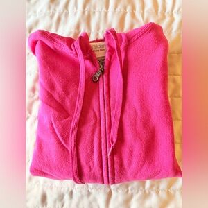 Gildan Bright Pink Zip-Up Hoodie